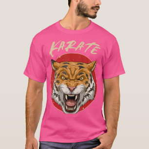 Camiseta Karate Angry Tiger - Karate Artes Marciais Japones
