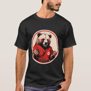 Camiseta Karate Bear Plush - Artes Marciais Inspiraram Lar