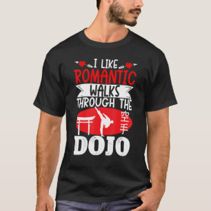 Camiseta Karate Black Belt Gi Uniform Eu Gosto De Caminhada