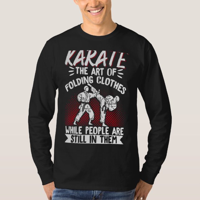 Camiseta Karate Black Belt Gi Uniforme Karatethe Of Daching (Frente)
