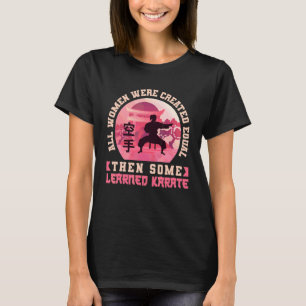 Camiseta Karate Black Belt Gi Uniforme Todas As Mulheres Fo