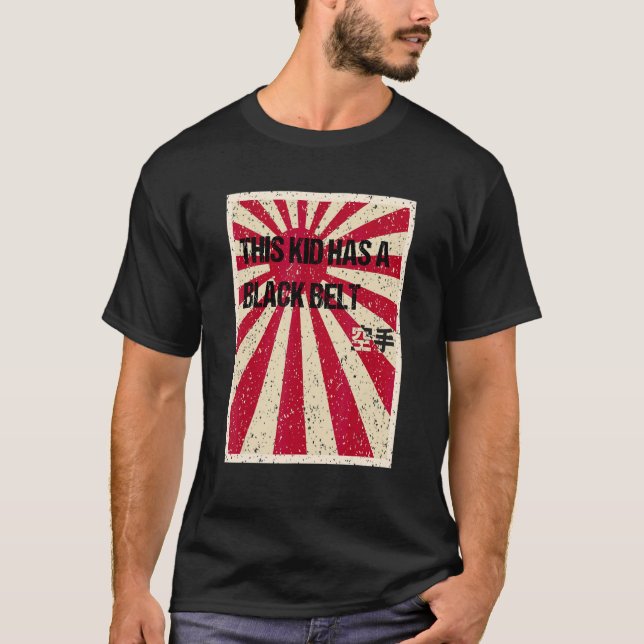 Camiseta Karate Black Belt Jovens (Frente)