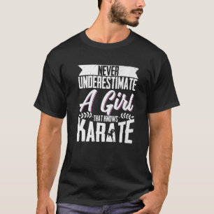 Camiseta Karate Black Belt Uniform Gi Nunca Subestime Um