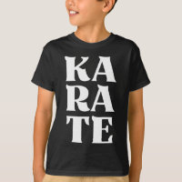 Karate Bold Letters Japonês Arte Marcial Karateka
