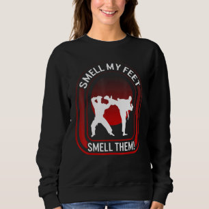 Camiseta Karate Cheiro Meus Pés Cheire Eles Lutador Chutado