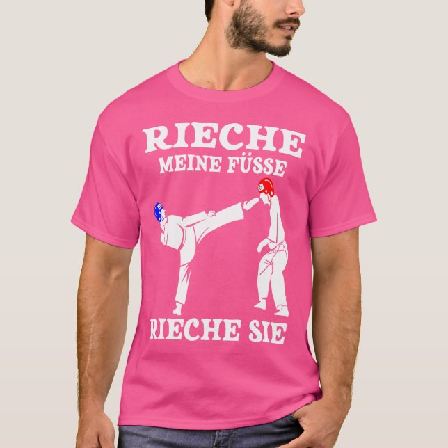 Camiseta Karate com Design de Kickboxing (Frente)