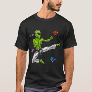 Camiseta Karate de Alien Espacial