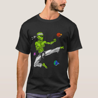 Camiseta Karate de Alien Espacial
