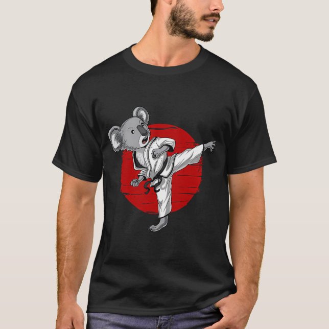 Camiseta Karate de Urso Koala (Frente)