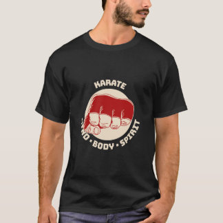 Camiseta Karate: Espírito do corpo mental
