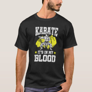 Camiseta Karate está no meu esporte de artes marciais no sa