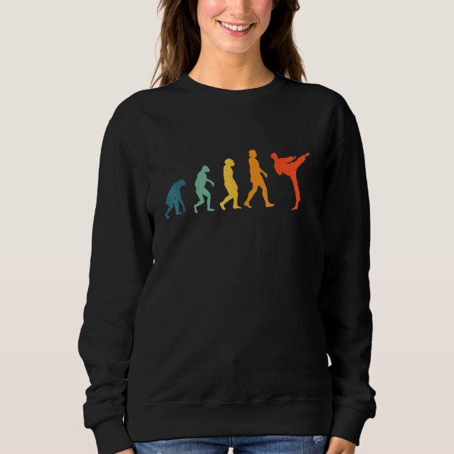 Camiseta Karate Evolution Retro Artes Marciais Jiu Jitsu Bl (Frente)