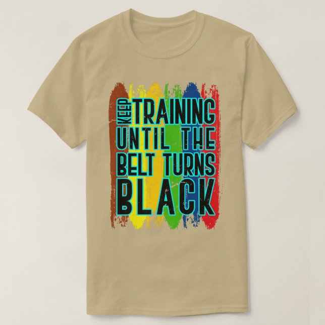 Camiseta Karate Fighter Black Belt Cote Karate (Frente do Design)