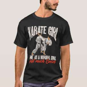 Camiseta Karate Garota Igual A Garota Normal