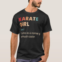 Karate Girl Definition Engraçado Karate Lover Pres