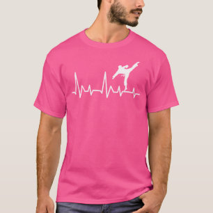 Camiseta Karate Heartbeat Artes Marciais Treinador Karateka