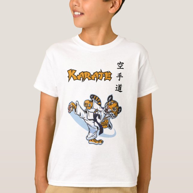 Camiseta Karate Infantil Básica (Frente)