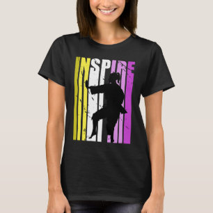 Camiseta Karate inspira cores bonitas motivações inspiracio