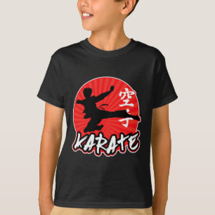 Camiseta Karate Jumping Side Kick Japonês