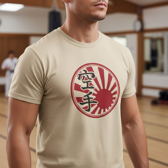 Camiseta Karate Kanji Sol Nascente (Criador carregado)