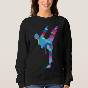 Camiseta Karate Karate Gráfico Colorido