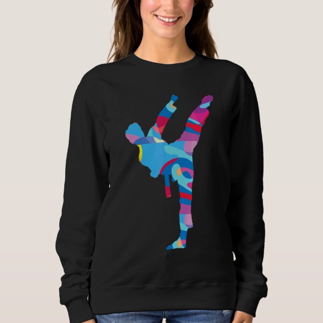 Camiseta Karate Karate Gráfico Colorido (Frente)