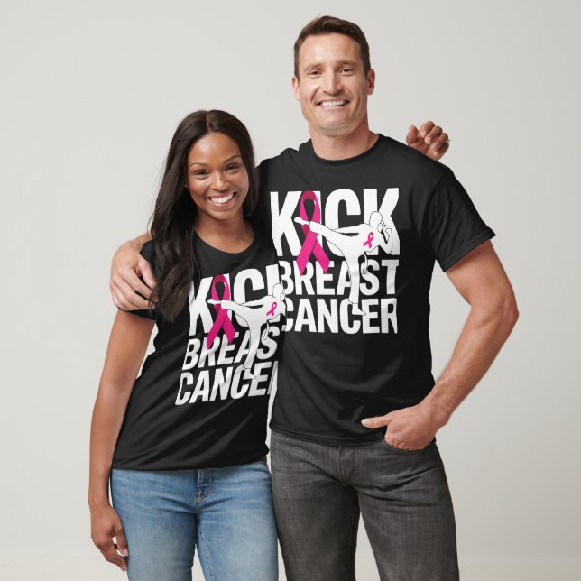 Camiseta Karate Kick Cancer (Unissex)