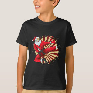 Camiseta Karate Kick Papais noeis Judo Taekwondo Martial Ar