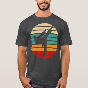 Camiseta Karate Kick Retro Sun Karate Fighter
