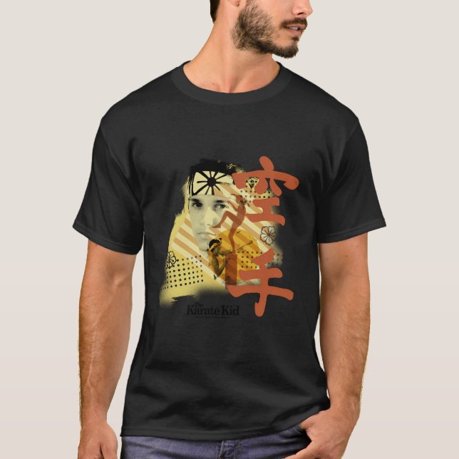 Camiseta Karate Kid Daniel Larusso Lutando Espírito (Frente)