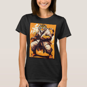 Camiseta Karate King Graphic com Tiger Karate Warrior De