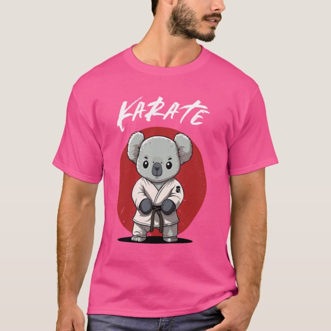 Camiseta Karate Koala Karateka - Kid Karateka Koala (Frente)