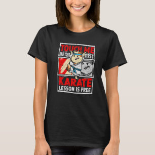 Camiseta Karate Lesson Free Outdoor Karate Guiné Pig