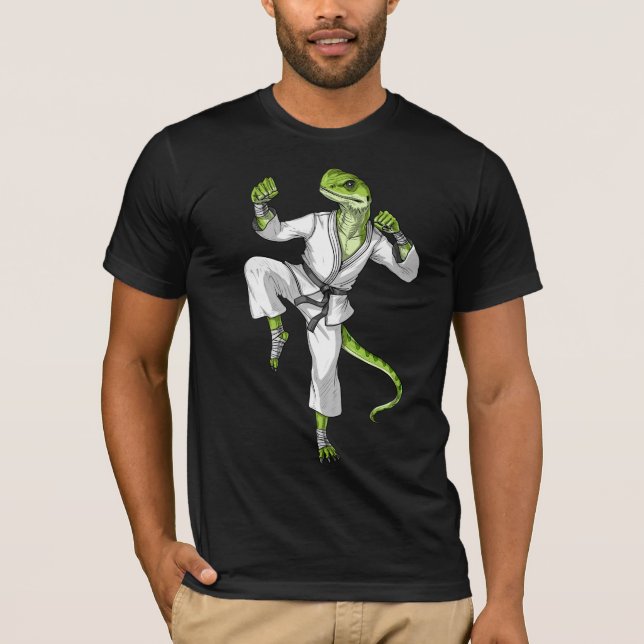 Camiseta Karate Lizard (Frente)