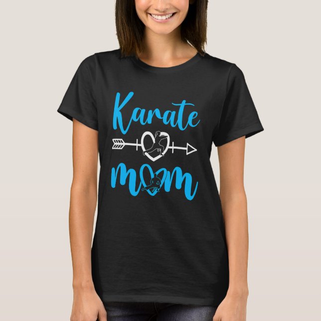 Camiseta Karate Mãe Martial Filho Filha (Frente)