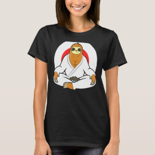 Camiseta Karate Master Martial Arts Jiu Jitsu Sloth 3