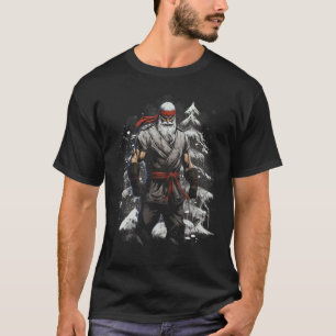 Camiseta Karate Natal Dojo Papai Noel Xmas Japão Arte Marci