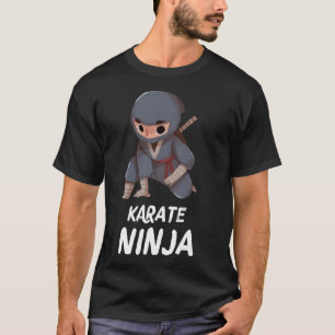 Camiseta Karate Ninja Boy Engraçado Artes Marciais Esportiv