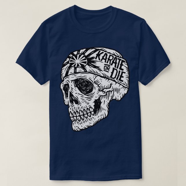 Camiseta Karate ou Die (Frente do Design)