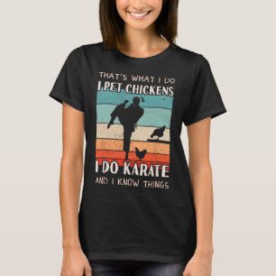 Camiseta Karate Outfit - Design para galinhas reprodutoras 