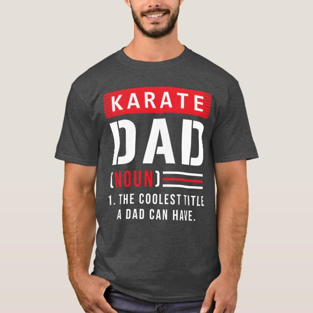 Camiseta Karate Pai Padre Dizendo (Frente)