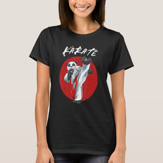 Camiseta Karate Panda Karate - Combate à Mma Japonesa (Frente)