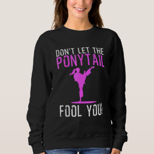 Camiseta Karate Para Mulheres Raparigas Karate Kick Arte Ma