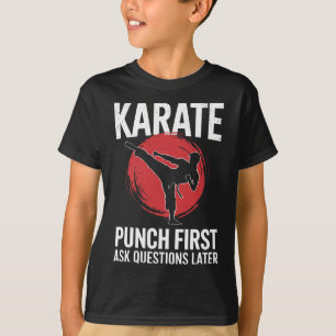 Camiseta Karate Punch - Primeira Pergunta Mais Tarde