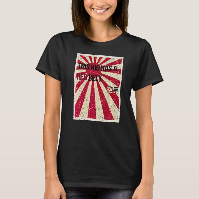 Camiseta Karate Red Belt Youth (Frente)