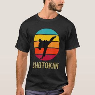 Camiseta Karate Shotokan Mão Vintage Pôr do Sol Artes Marci
