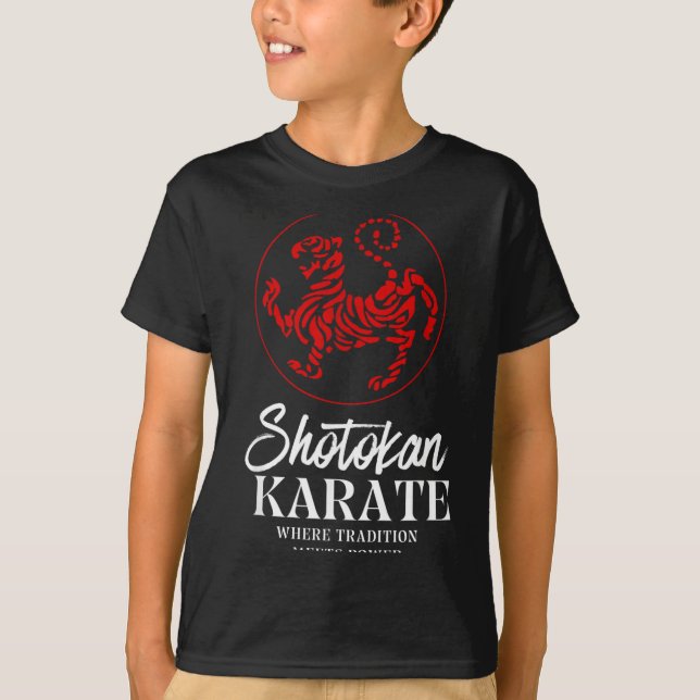 Camiseta Karate Shotokan Onde a Tradição Encontra o Poder (Frente)