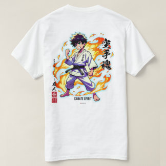 Camiseta Karate Spirit Anime Warrior Light