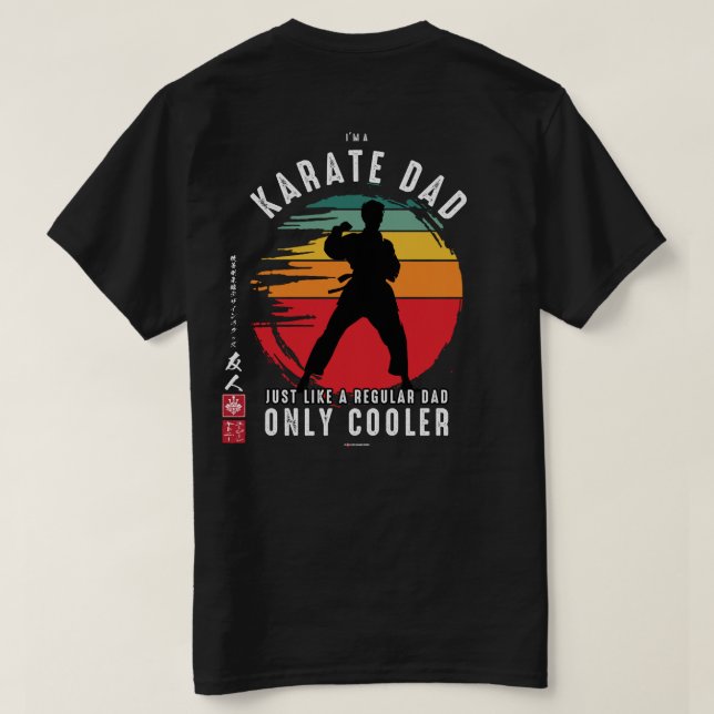 Camiseta Karate Spirit: Karate Pai (Verso do Design)