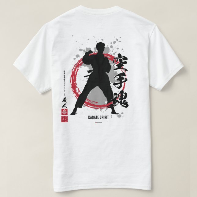 Camiseta Karate Spirit Warriser Shirt (Verso do Design)